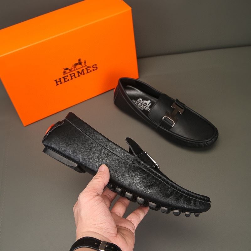 H**mes leather shoes